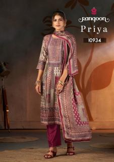 Rangoon priya 3pcs kurtis wholesale